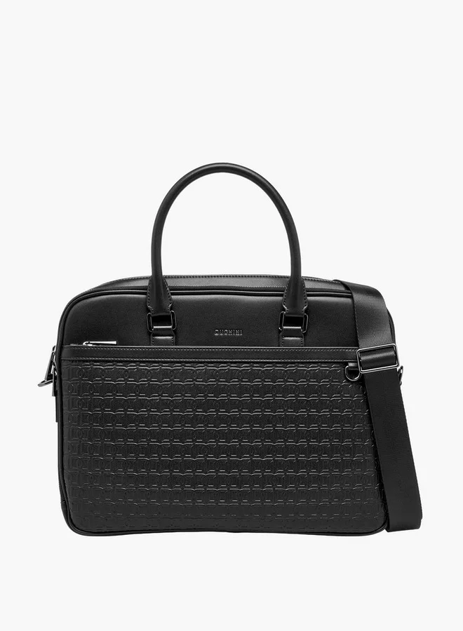 دوتشيني Men Textured Laptop Bag